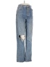 AGOLDE 100% Cotton Hearts Blue Jeans Size 26 waist - photo 1