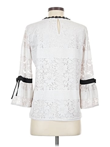 Karl Lagerfeld Paris 3/4 Sleeve Blouse (view 2)