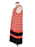 Talbots 100% Cotton Stripes Red Casual Dress Size L - photo 5