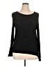 Madewell 100% Viscose Solid Black Long Sleeve Top Size XL - photo 1