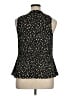 Pleione 100% Polyester Black Sleeveless Blouse Size XL - photo 2