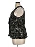 Pleione 100% Polyester Black Sleeveless Blouse Size XL - photo 5