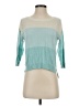 Willi Smith Color Block Teal Pullover Sweater Size S - photo 1