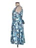Unbranded Print Blue Casual Dress Size L - photo 5