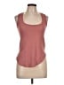 ATM 100% Cotton Solid Pink Brown Tank Top Size L (estimated) - photo 1