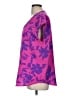 Jodifl 100% Polyester Purple Short Sleeve Blouse Size M - photo 5
