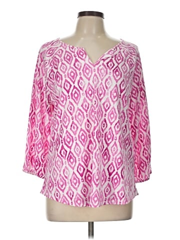Chico's 3/4 Sleeve T-Shirt (view 1)