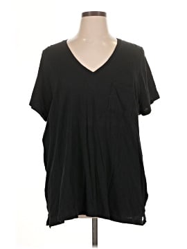 Madewell Plus Whisper Cotton V-Neck Pocket Tee (view 1)
