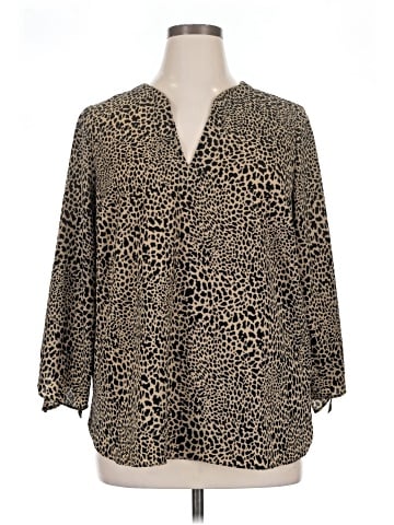 MICHAEL Michael Kors 3/4 Sleeve Blouse (view 1)