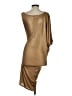 BCBGMAXAZRIA Metallic Tan Cocktail Dress Size S - photo 2