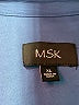 MSK Solid Blue Casual Dress Size XL - photo 7