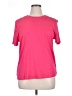 Rafaella 100% Cotton Pink Short Sleeve Top Size XL - photo 1