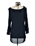 Max Studio 100% Polyester Black Long Sleeve Blouse Size M - photo 2