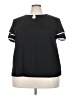 Shein Black Short Sleeve Top Size 4X - photo 1