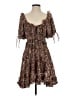 En Saison Animal Print Brown Cocktail Dress Size XS - photo 1