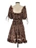 En Saison Animal Print Brown Cocktail Dress Size XS - photo 2