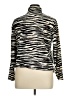 Kim Rogers Animal Print Black Turtleneck Sweater Size XL - photo 2