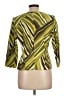 Lafayette 148 New York 100% Cotton Stripes Green Blazer Size 10 - photo 2