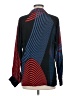 A.P.N.Y. Color Block Blue Long Sleeve Blouse Size M - photo 2