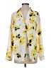 Ann Taylor Floral Yellow Long Sleeve Blouse Size S - photo 1