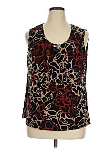 Always Indigo Sleeveless Blouse (view 1)