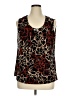 Always Indigo Brown Sleeveless Blouse Size XL - photo 1
