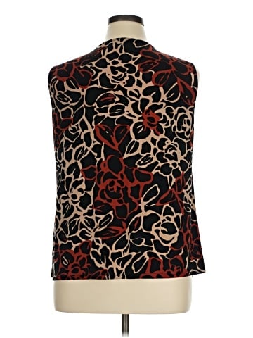 Always Indigo Sleeveless Blouse (view 2)