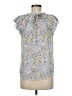 LC Lauren Conrad 100% Polyester Gray Sleeveless Blouse Size M - photo 2