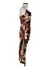 Windsor Print Brown Cocktail Dress Size S - photo 4