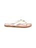 Amanda Blu White Flip Flops Size 9 - photo 1