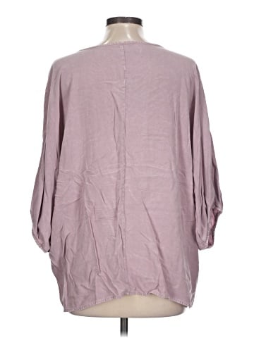 Easel 3/4 Sleeve Blouse (view 2)