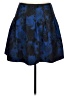 Gap Floral Blue Formal Skirt Size 2 - photo 1
