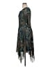 CHRIS McLaughlin Paisley Teal Cocktail Dress Size 16 - photo 5