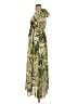 Taylor 100% Polyester Tropical Green Casual Dress Size 4 - photo 5