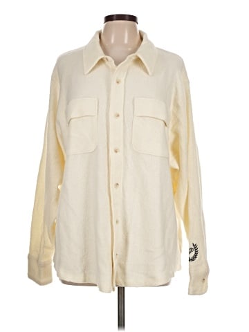 Victoria's Secret Pink Long Sleeve Button-Down Shirt (view 1)