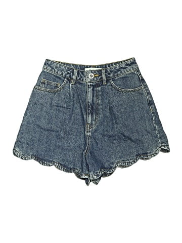 Self-Portrait Denim Shorts (view 1)