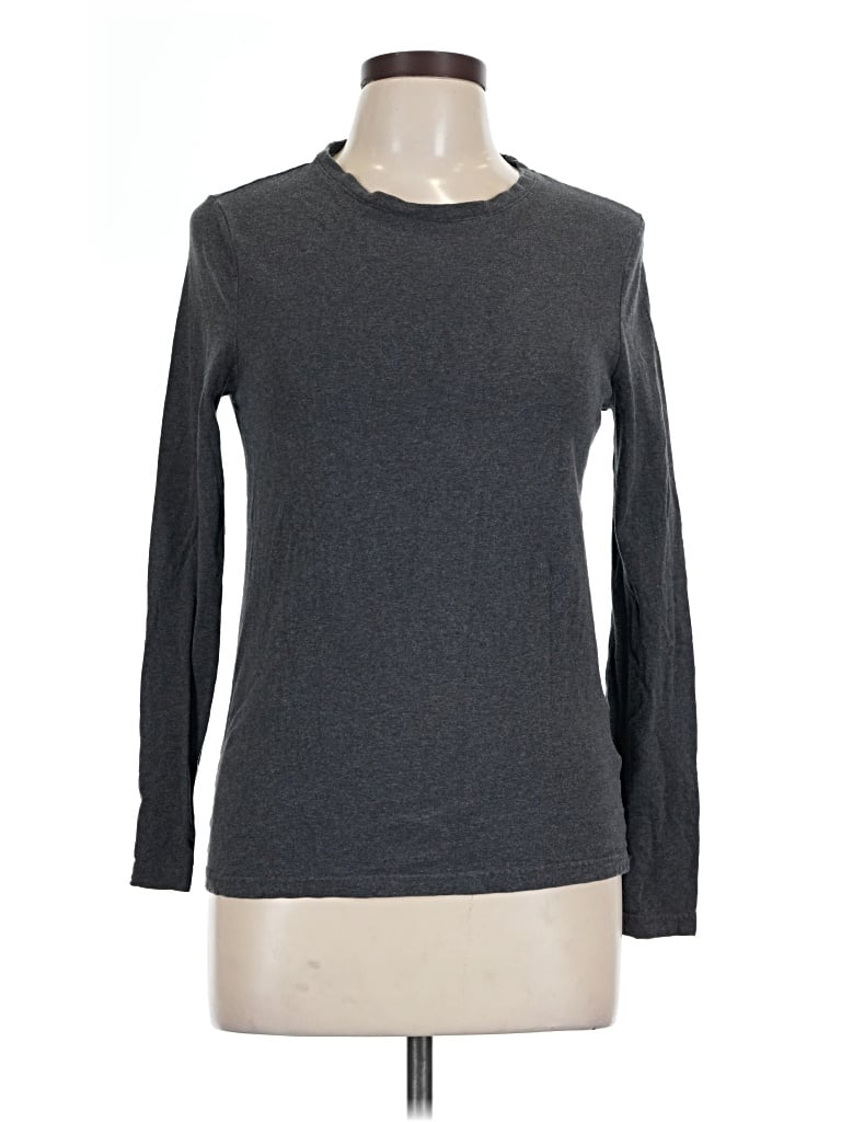 Pre-owned Assorted Brands Long Sleeve T-shirt In Gray