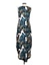 Unbranded Print Blue Casual Dress Size S - photo 2