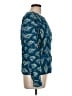 Lucky Brand 100% Cotton Print Blue Jacket Size L - photo 4