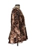 Venus Animal Print Brown Long Sleeve Blouse Size L - photo 4