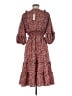 Max Studio Paisley Burgundy Casual Dress Size M - photo 2