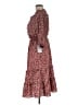Max Studio Paisley Burgundy Casual Dress Size M - photo 5