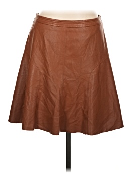 Rebecca Taylor Faux Leather Skirt (view 1)