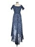 Lulus Paisley Blue Casual Dress Size M - photo 2