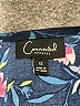 Connected Apparel 100% Polyester Floral Blue Casual Dress Size 12 - photo 7