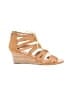 Restricted Shoes Tan Wedges Size 9 - photo 1