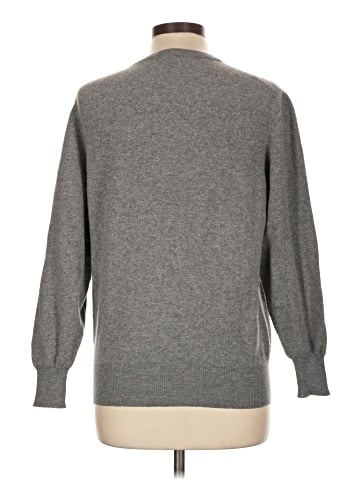 Snow Lotus Cashmere Pullover Sweater (view 2)