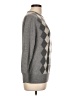 Snow Lotus 100% Cashmere Argyle Gray Cashmere Pullover Sweater Size EU 44 / US 14 - photo 4