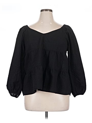 Old Navy 3/4 Sleeve Blouse (view 1)