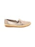 Clarks 100% Leather Metallic Gold Flats Size 8 1/2 - photo 1